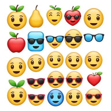 Emoji ios18 sticker pack original preppy emojis sticker