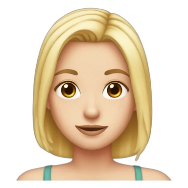 big forehead white girl sticker