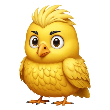 vild big bird sticker