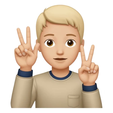 Yvl hand sign sticker