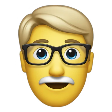 Alternant informatique lunettes sticker