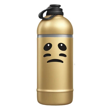 Stanley water bottle gold sticker