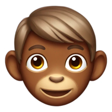 gay little monkey sticker