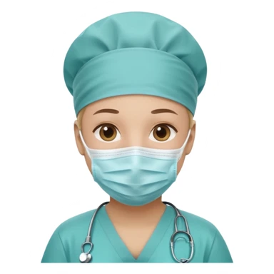 hospital worker sticker