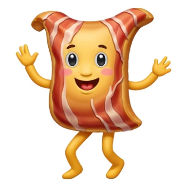 Bacon dancing sticker