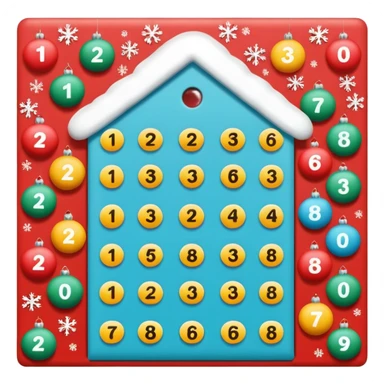 advent calendar sticker