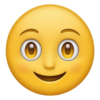 Side profile emoji with one eye visible  sticker