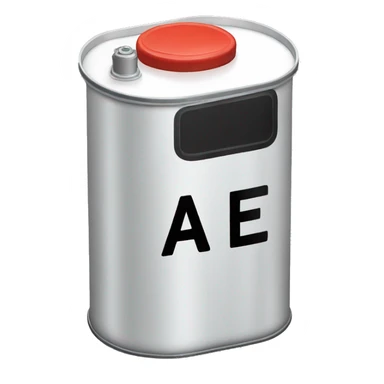 Standart canister of gasoline sticker