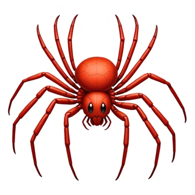 Telaraña de hilos rojos sticker