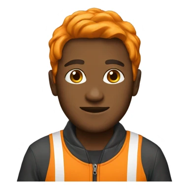 orange tracksuit sticker