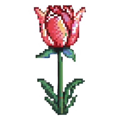 tulip flower sticker