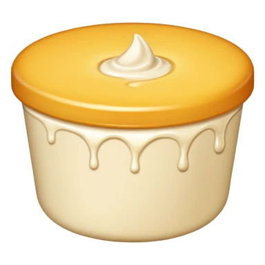 just Cream without a plate or a cake sticker