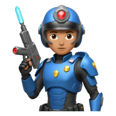 futuristic cop sticker
