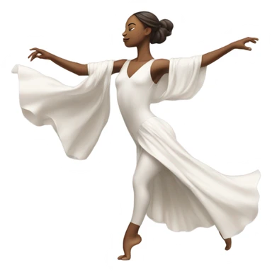 white dancer sticker