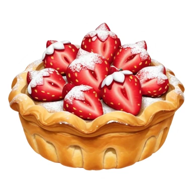 Danish strawberry Pastries sticker