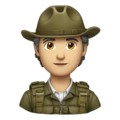 Chasseur moderne sticker