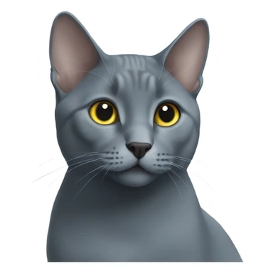 Russian blue  sticker