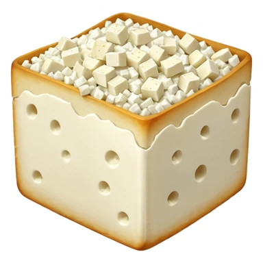 Feta cheese sticker