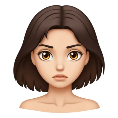 Beautiful brunette total devastation  sticker