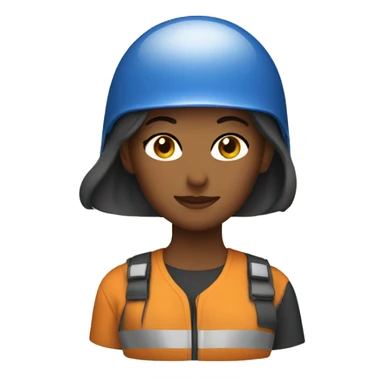 woman with helmet
 sticker