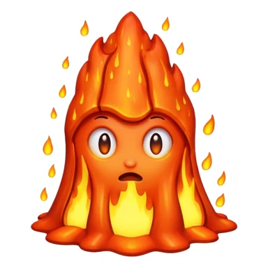 rain of lava sticker