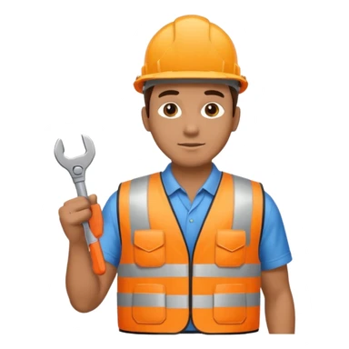 City Maintenance Worker man sticker