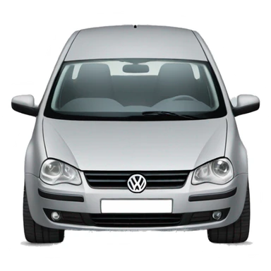 VW polo light grey 2006 sticker