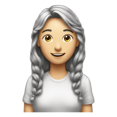 Humain avec un cadeaud'anniversaire sticker