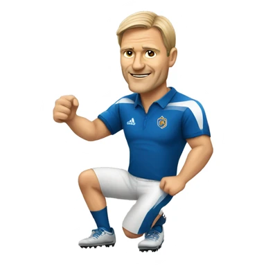 Valeri Karpin football coach sticker