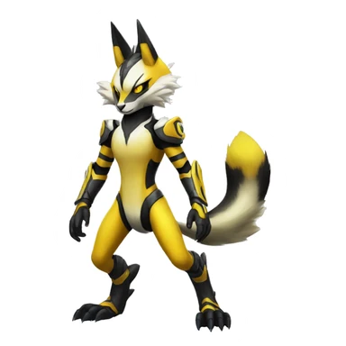 Metabee Renamon Zeraora Full body sticker