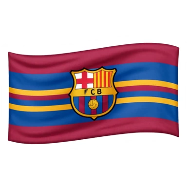 Fc Barcelona flag sticker