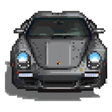 Porsche sports car sticker