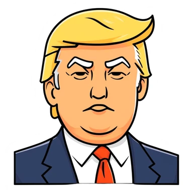 Donald trump  sticker