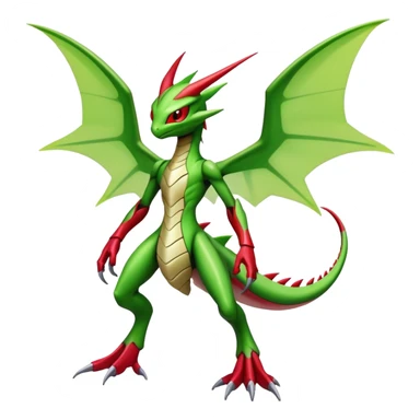  Cool Edgy Shiny Futuristic Ethereal Legendary Scizor-Digimon-Schyther-Flygon-hybrid full body sticker