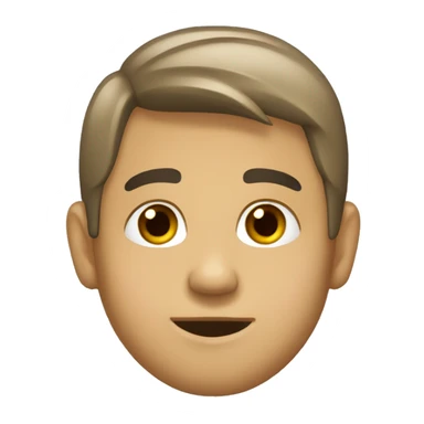 Cara (rostro) de un chico sticker