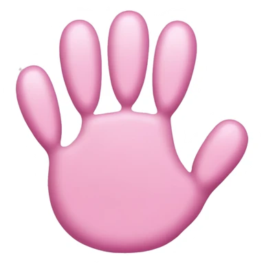 cat's paw with pink manicure  sticker