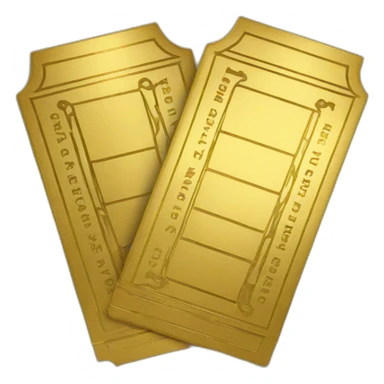 golden ticket sticker