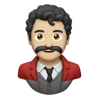 Casa de papel qui mange des pâtes sticker