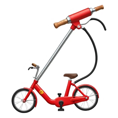 red bike pump sticker
