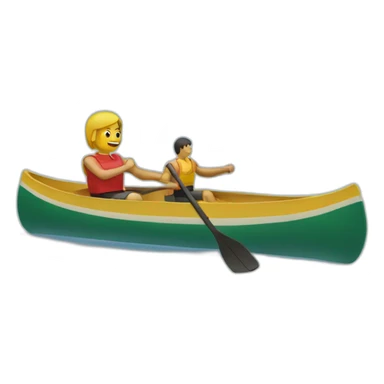 coach canoeing sticker