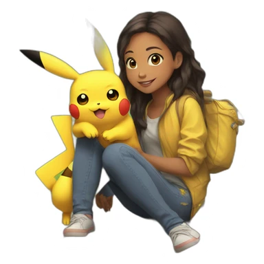 pikachu-with-sasha sticker