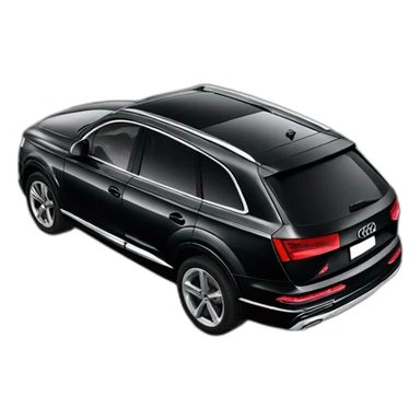 Black Audi Q7 sticker