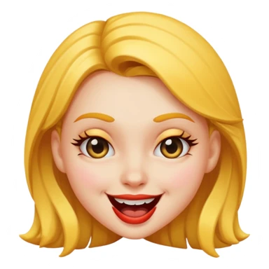 slang freaky girl, playful, winking sticker