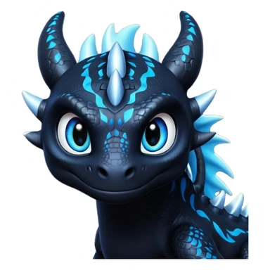 Dragón negro furia nocturna how to train your dragon sticker
