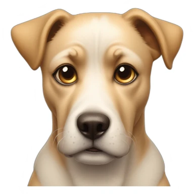 smirky dog sticker