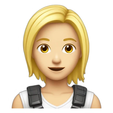 blond-gamer-pc sticker