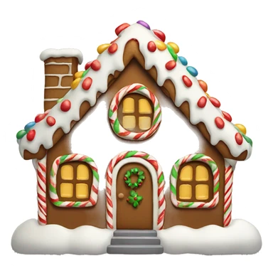 Christmas gingerbread house  sticker