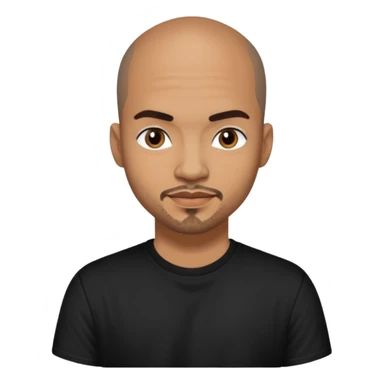 Chico DeBarge (b.1966) with dark brown hair sticker