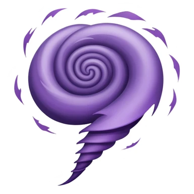 Tornado with purple shades sticker