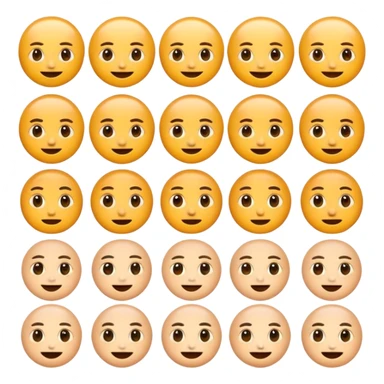 Emoji challenge.
Show 16 emojis that are almost identical.
Only one emoji has a small difference in shape or expression.
Neutral background, soft shadows.
Increase difficulty slightly.
Add subtle animation to keep attention. sticker